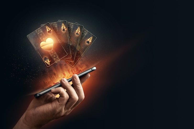 Pengguna meninjau anggaran hiburan mobile